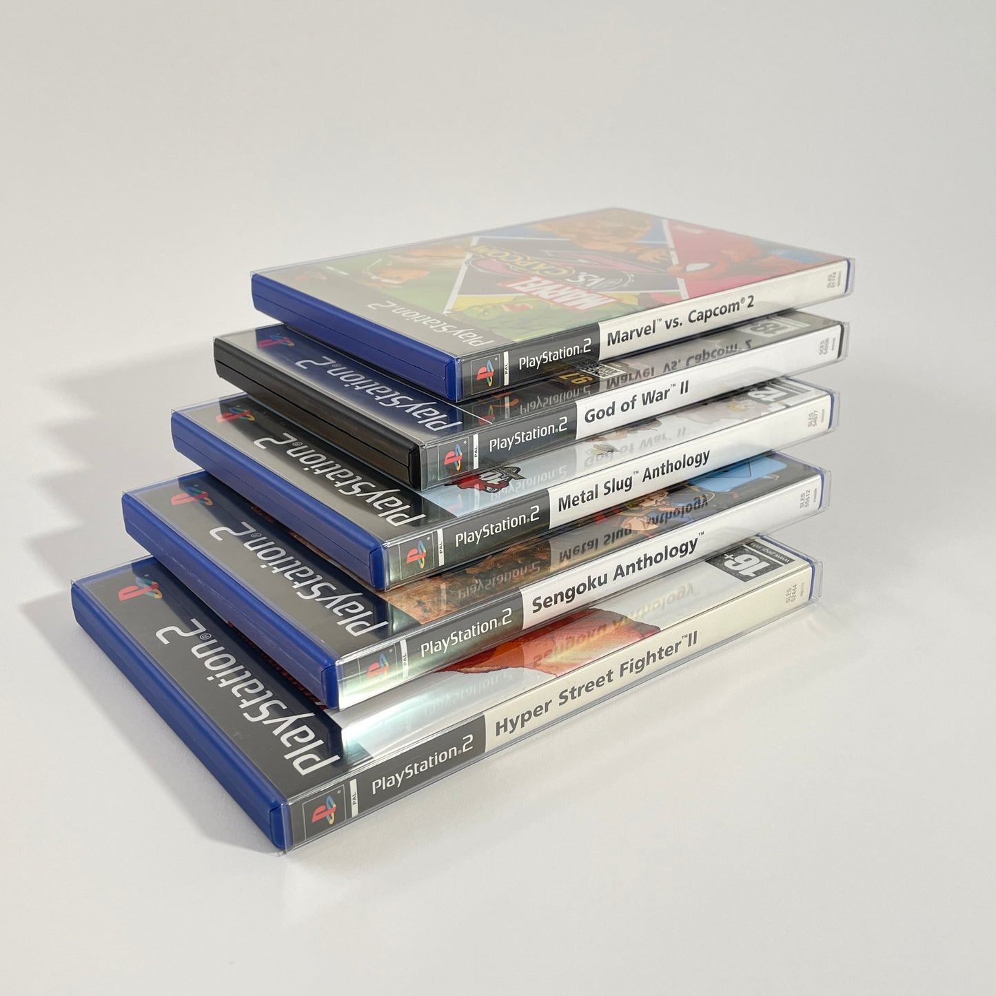 fit'n play! 50 fourreaux de protection jeux Playstation 2 PS2 PET 250 microns