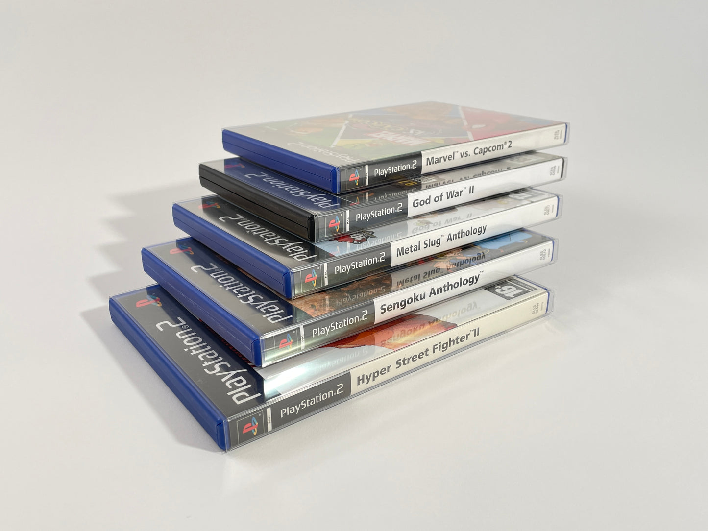 fit'n play! 50 fourreaux de protection jeux Playstation 2 PS2 PET 250 microns