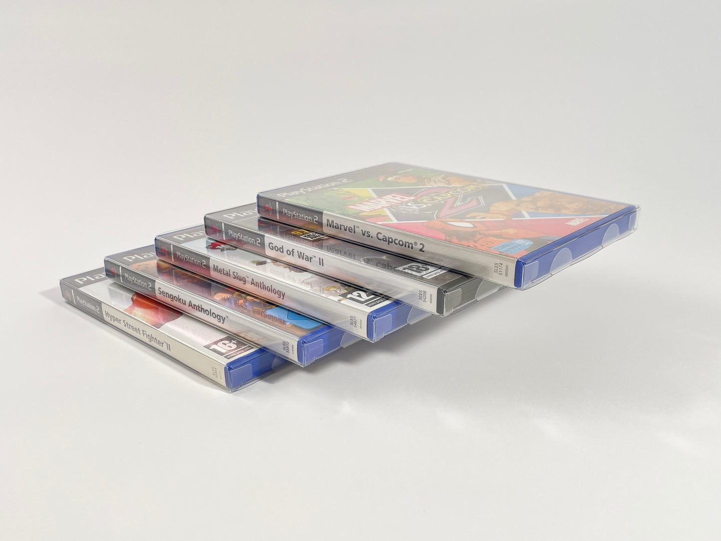 fit'n play! 50 fourreaux de protection jeux Playstation 2 PS2 PET 250 microns