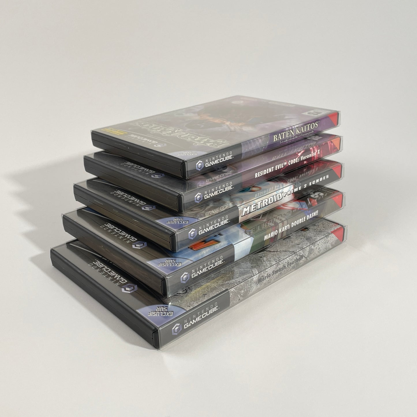 fit'n play! 50 fourreaux de protection jeux Nintendo Game Cube PET 250 microns