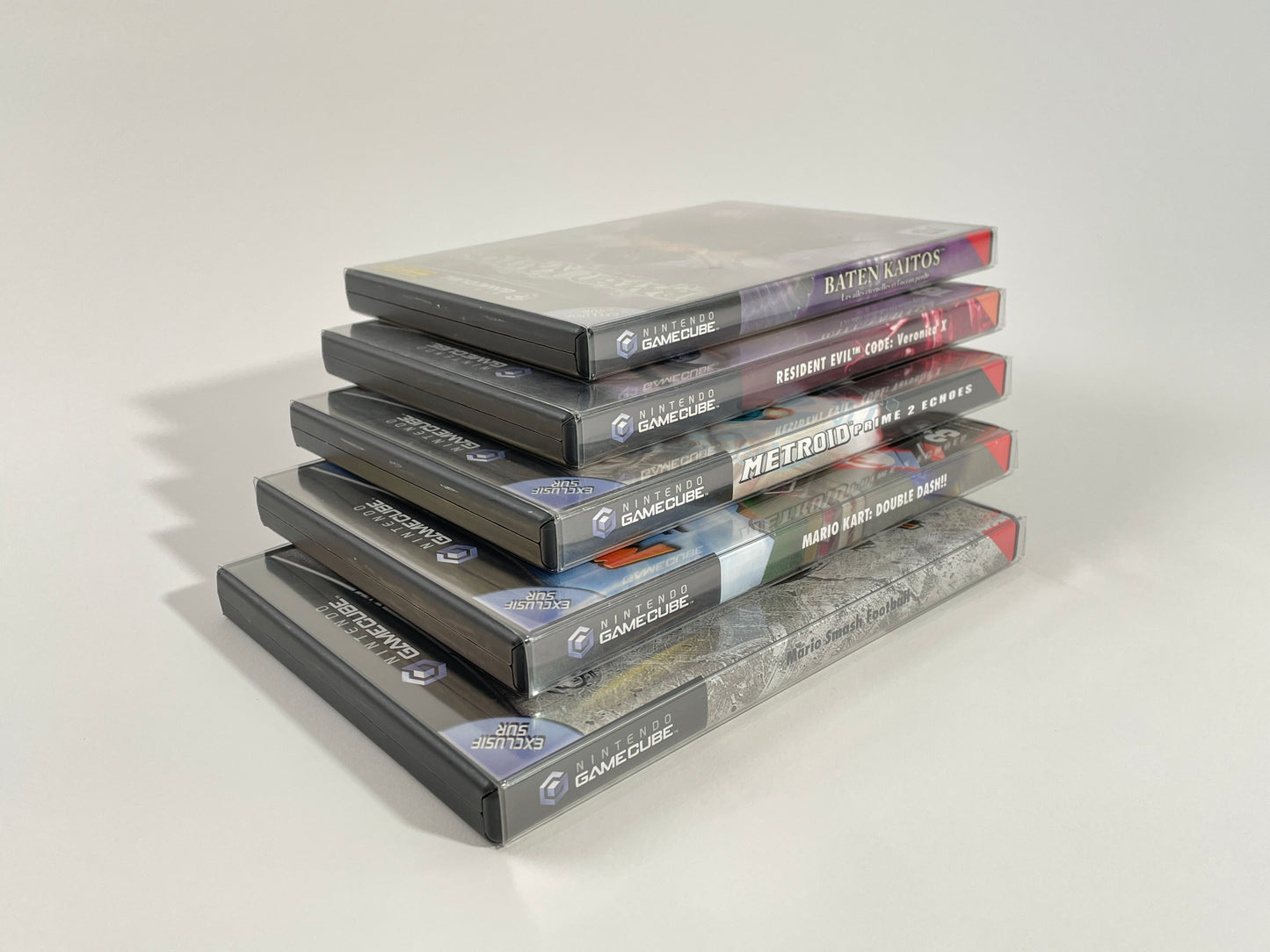 fit'n play! 50 fourreaux de protection jeux Nintendo Game Cube PET 250 microns