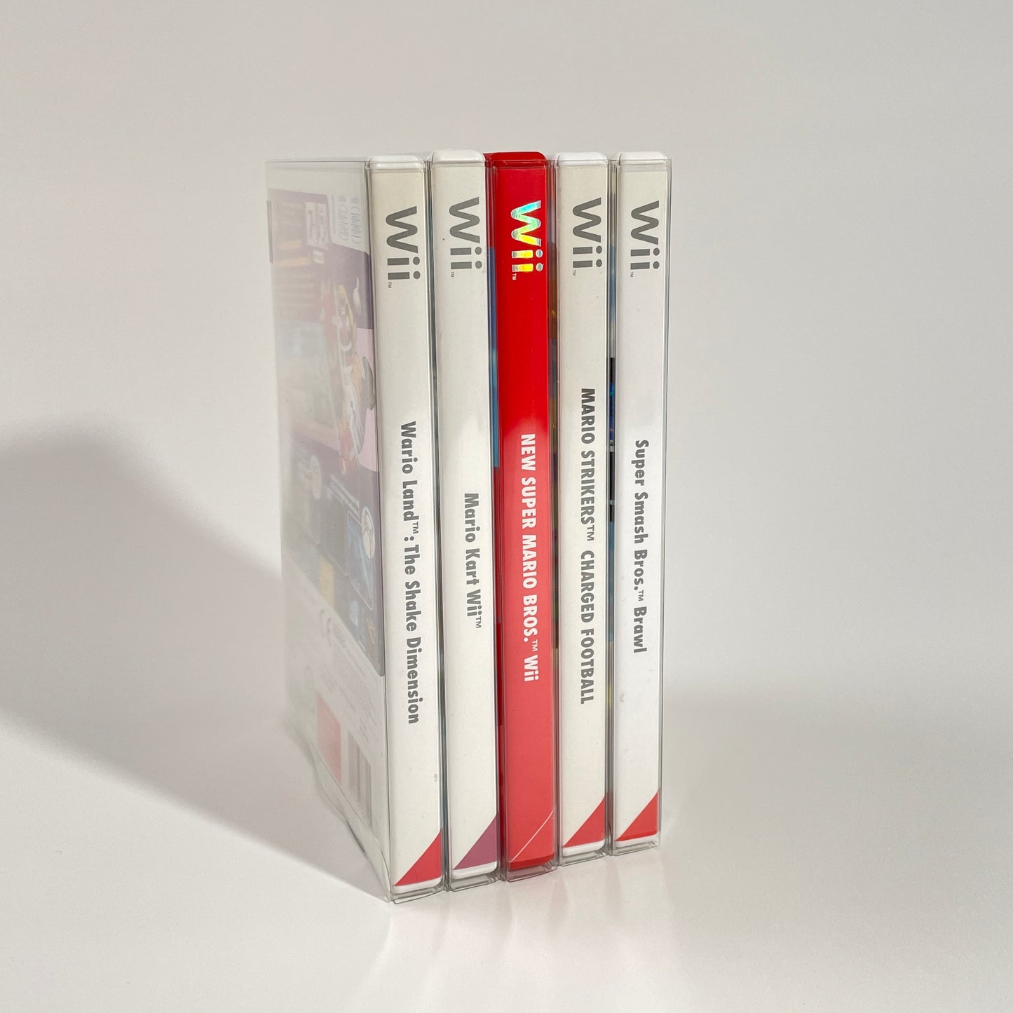 fit'n play! 50 fourreaux de protection jeux Nintendo Wii PET 250 microns