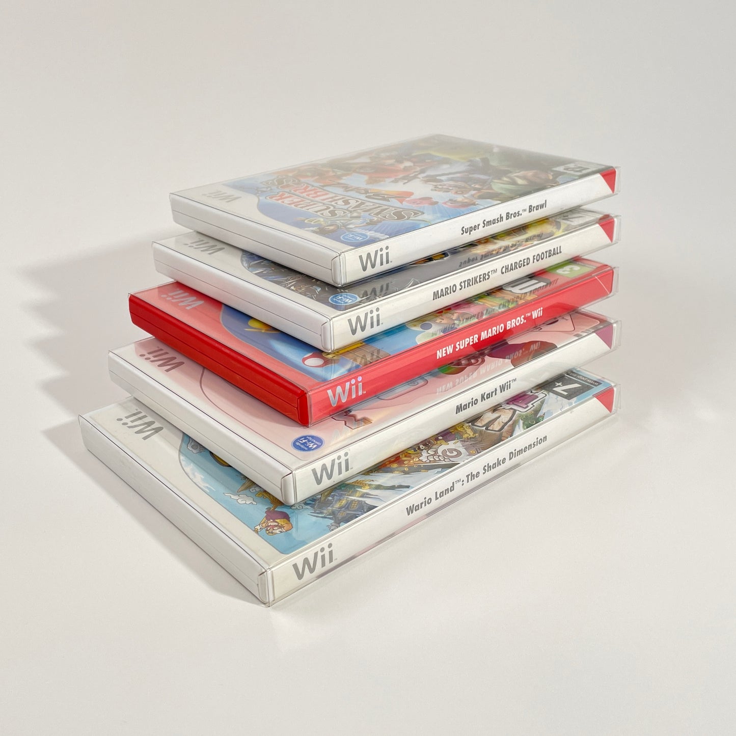 fit'n play! 50 fourreaux de protection jeux Nintendo Wii PET 250 microns