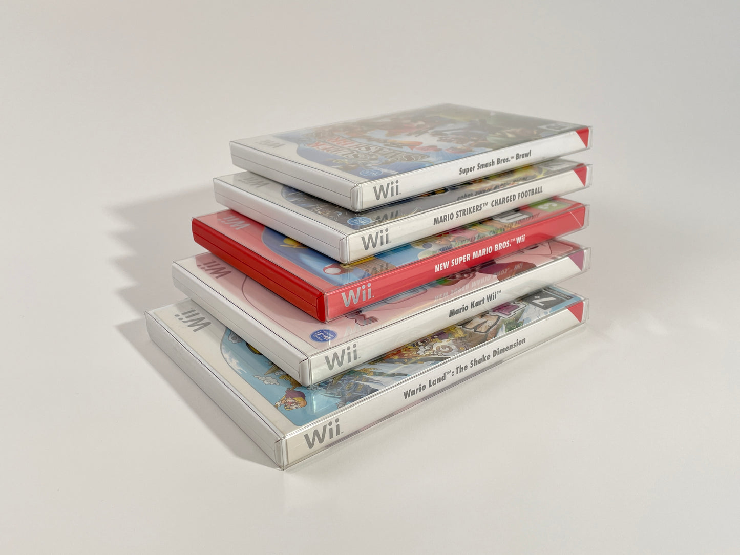 fit'n play! 50 fourreaux de protection jeux Nintendo Wii PET 250 microns