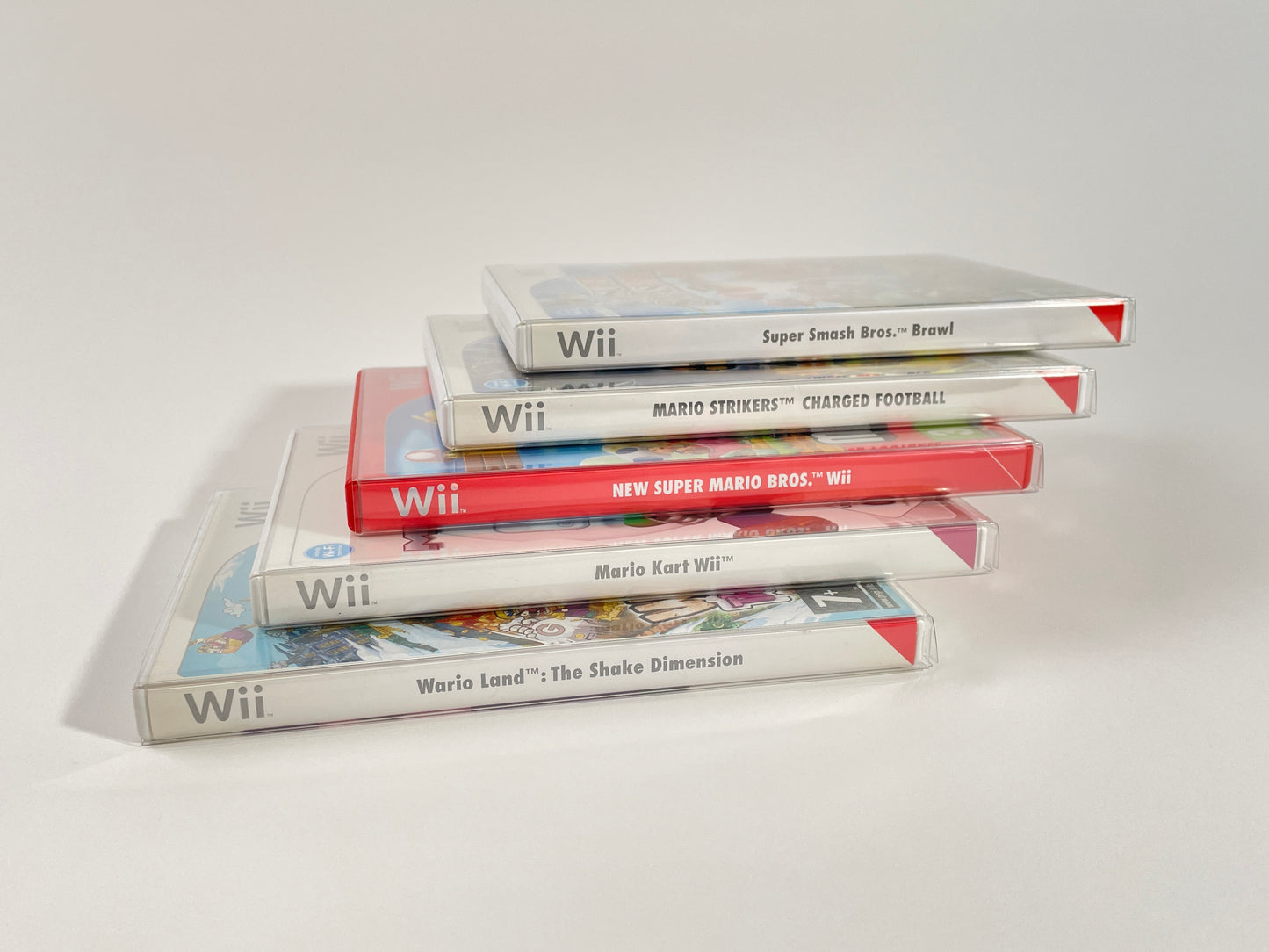 fit'n play! 50 fourreaux de protection jeux Nintendo Wii PET 250 microns