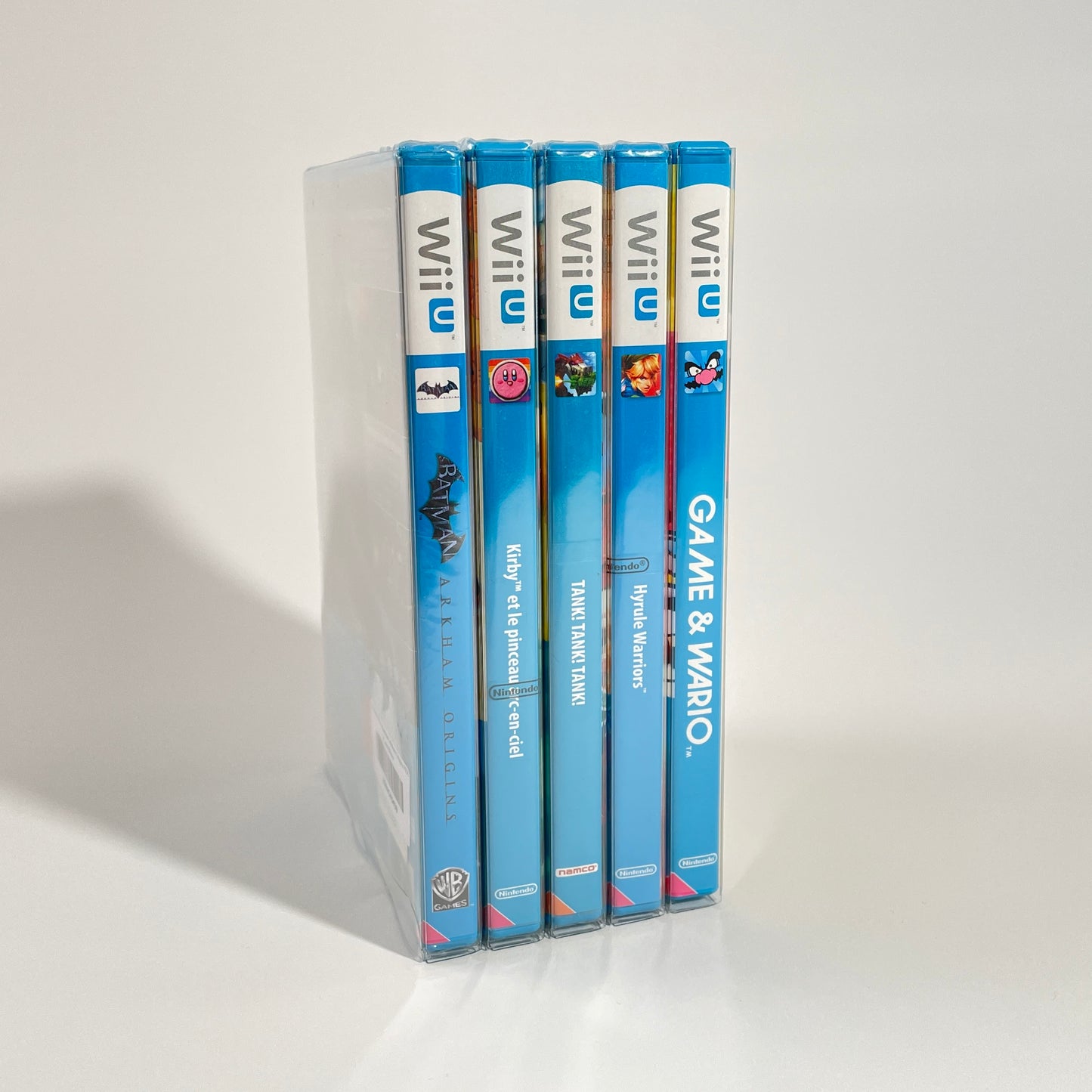 fit'n play! 50 fourreaux de protection jeux Nintendo Wii U PET 250 microns