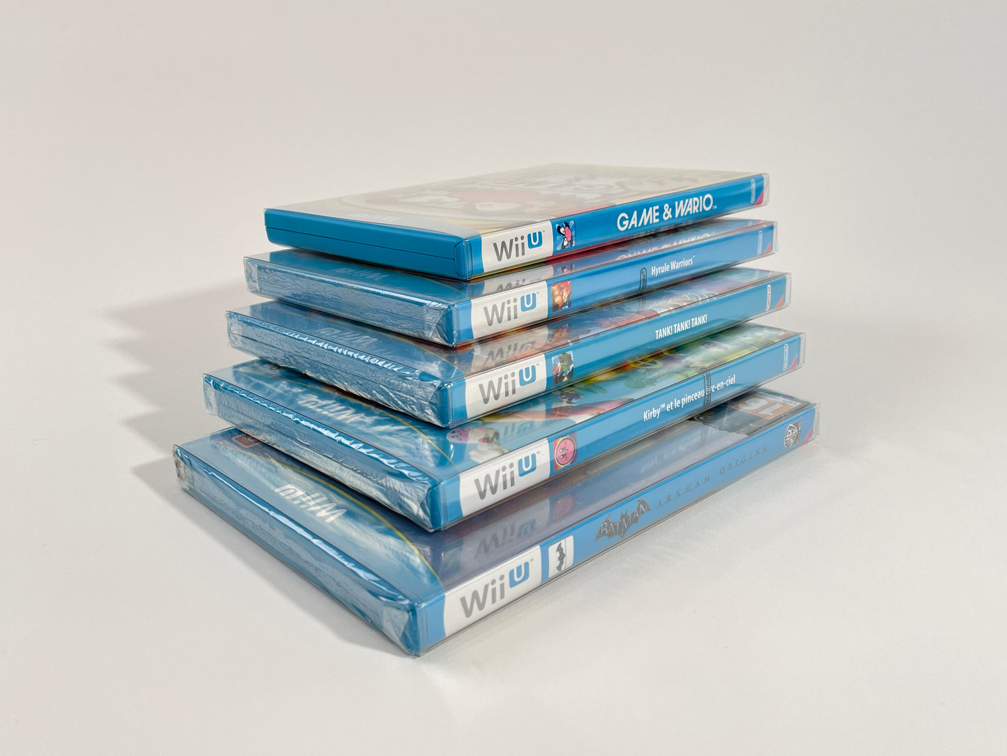 fit'n play! 50 fourreaux de protection jeux Nintendo Wii U PET 250 microns