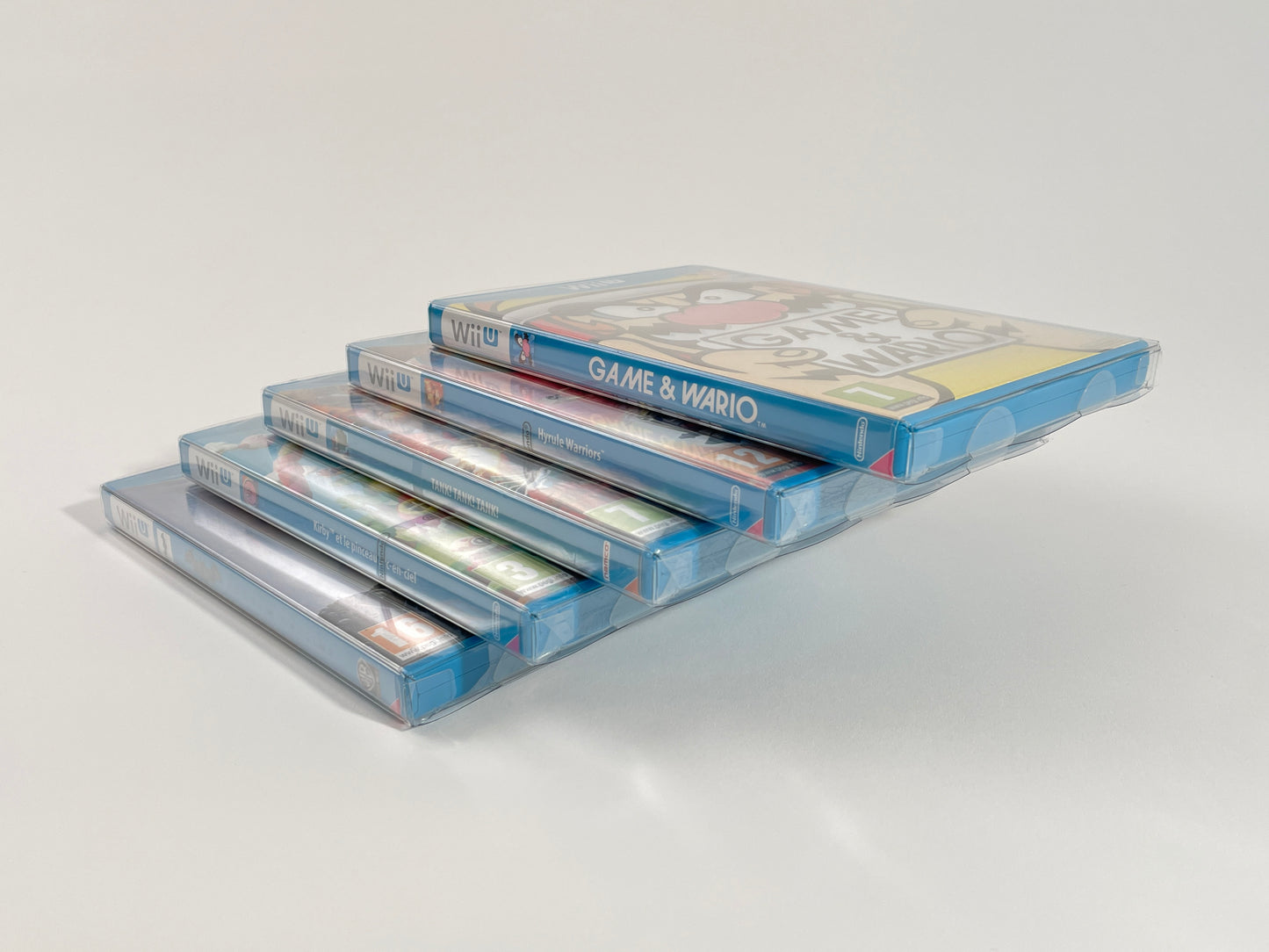 fit'n play! 50 fourreaux de protection jeux Nintendo Wii U PET 250 microns