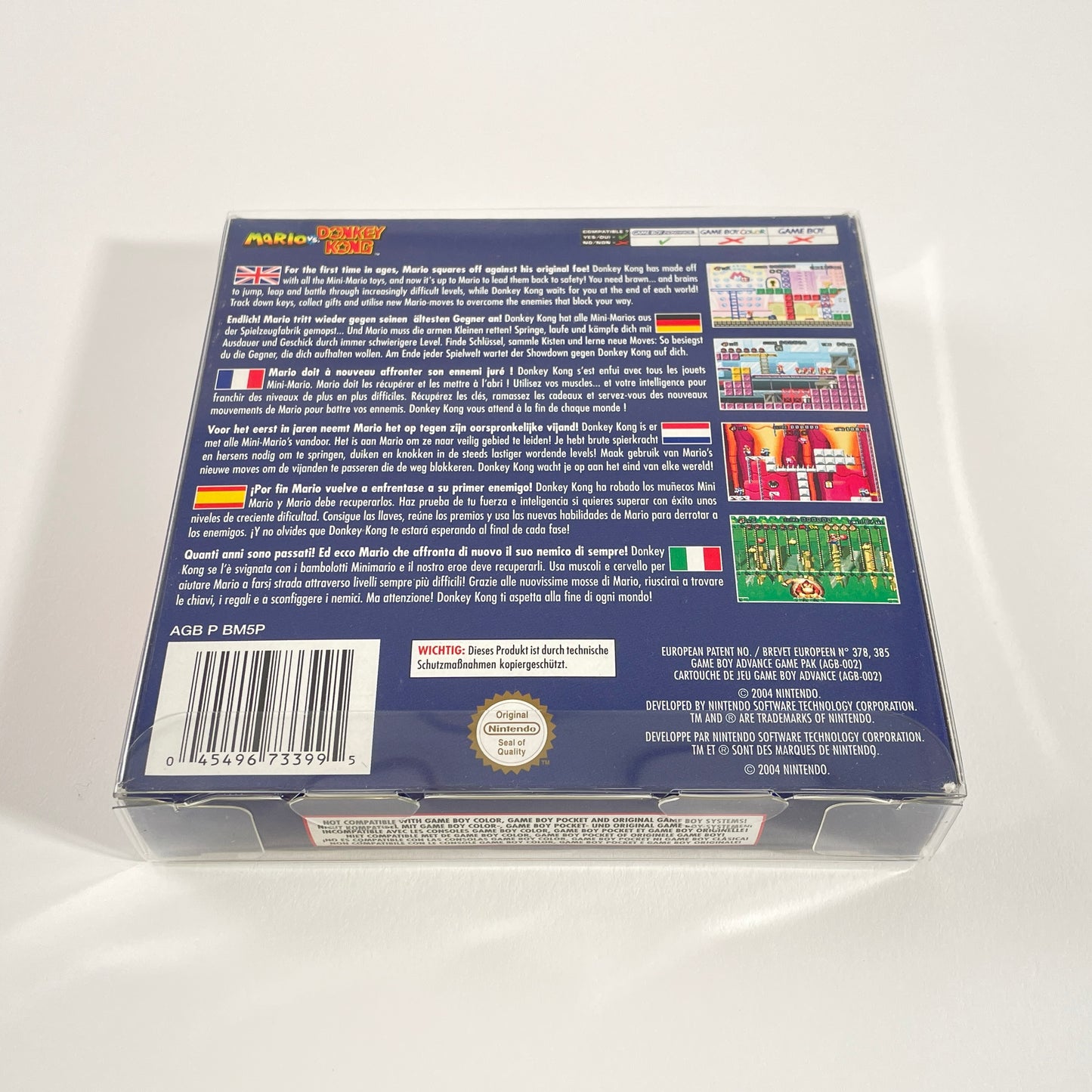 fit'n play! 50 fourreaux de protection jeux Game Boy Advance PET 300 microns