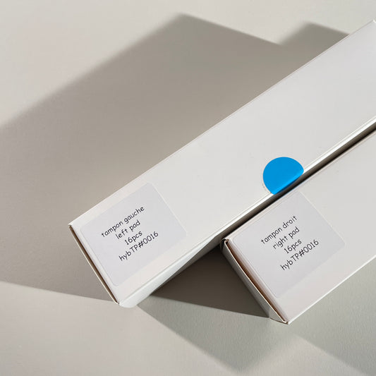 Pack 16 paires de tampons de polissage Droit + Gauche pour surfaceuse VMI Hybrid