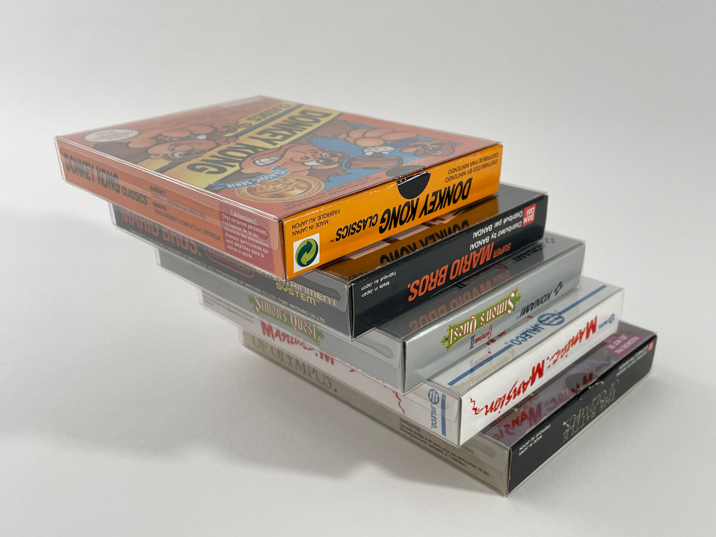 fit'n play! 50 fourreaux de protection jeux Nintendo NES PET 300 microns Neuf