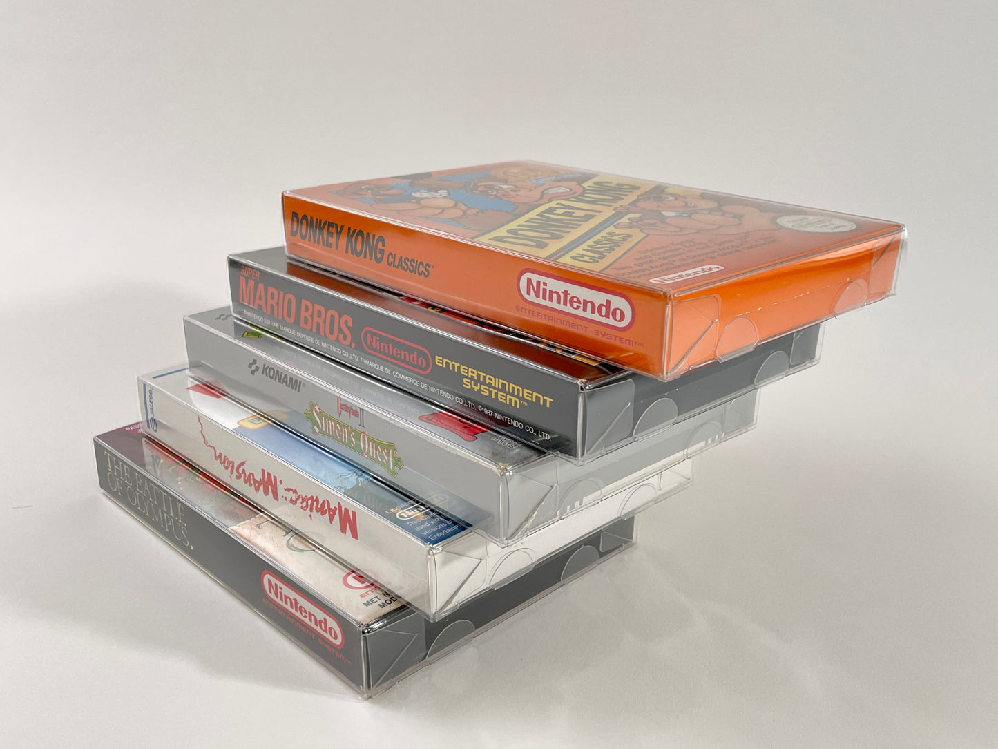 fit'n play! 50 fourreaux de protection jeux Nintendo NES PET 300 microns Neuf