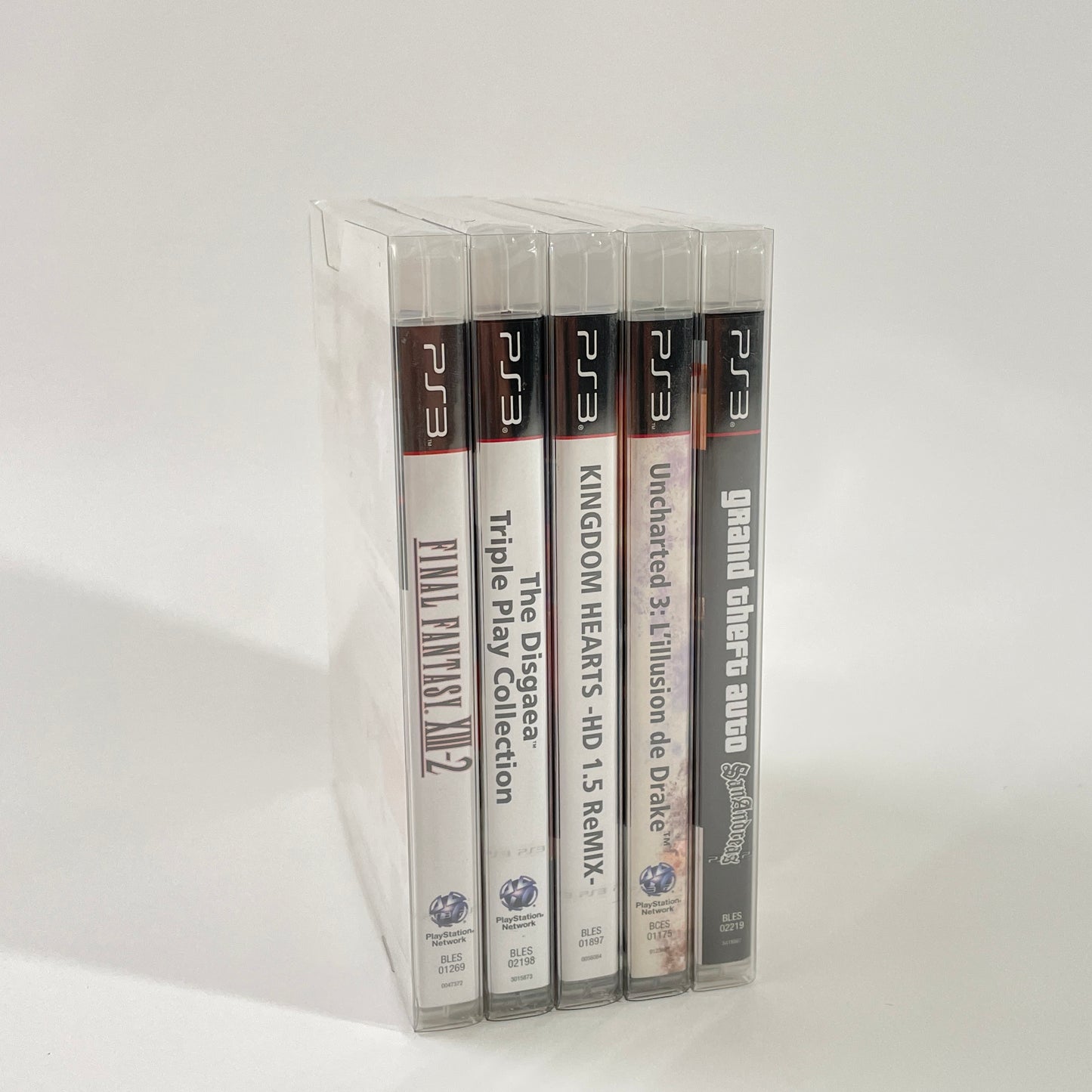 fit'n play! 50 fourreaux de protection jeux PS3 PET 250 microns Neuf