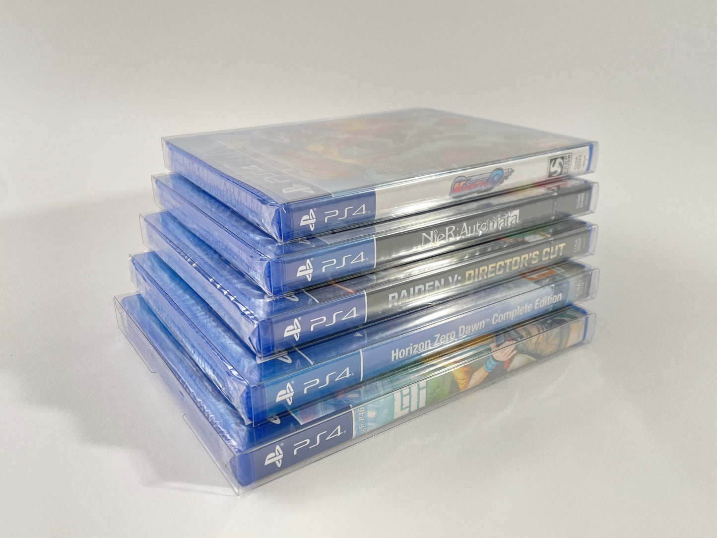 fit'n play! 50 fourreaux de protection jeux PS4 PET 250 microns Neuf