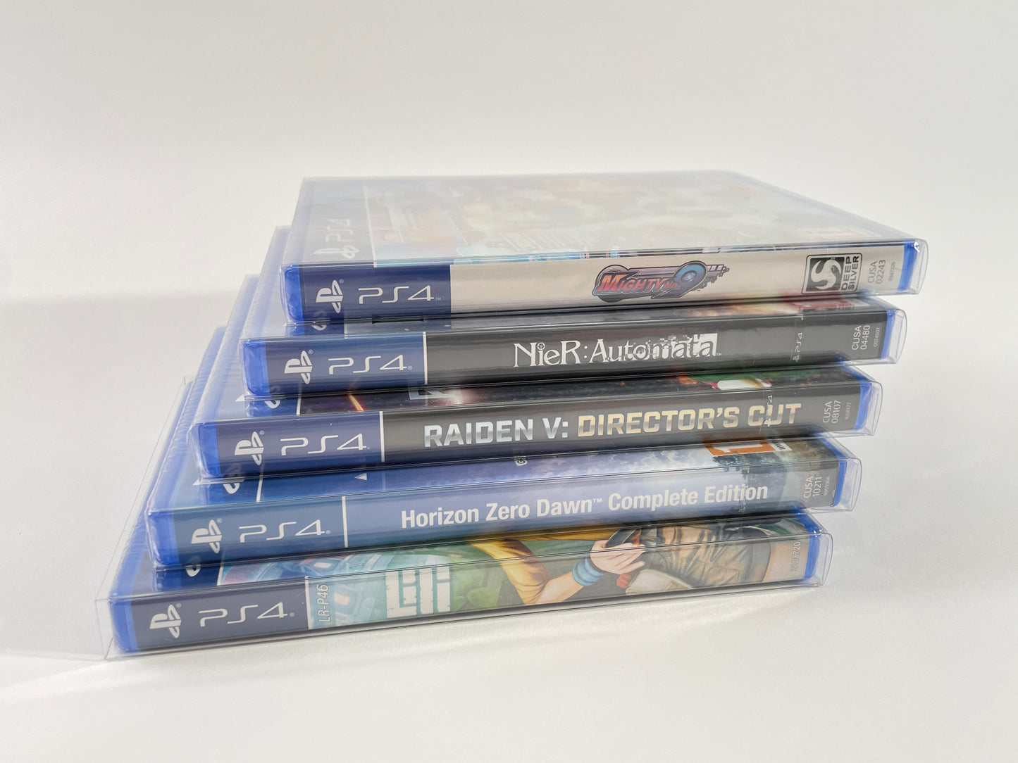 fit'n play! 50 fourreaux de protection jeux PS4 PET 250 microns Neuf