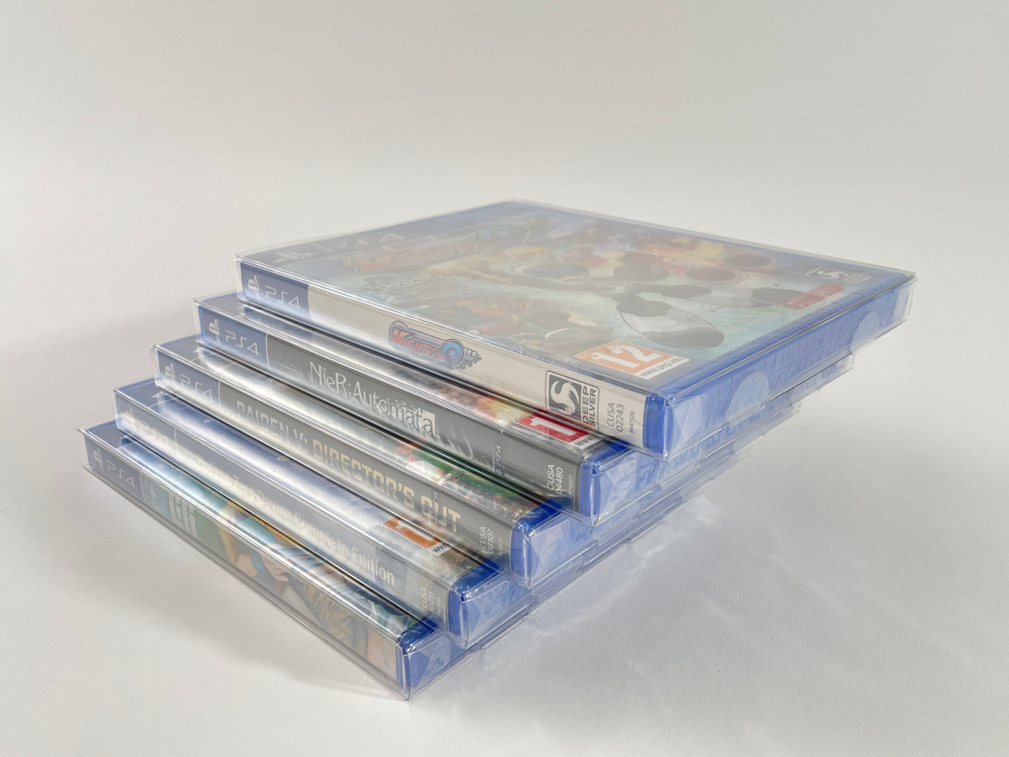 fit'n play! 50 fourreaux de protection jeux PS4 PET 250 microns Neuf