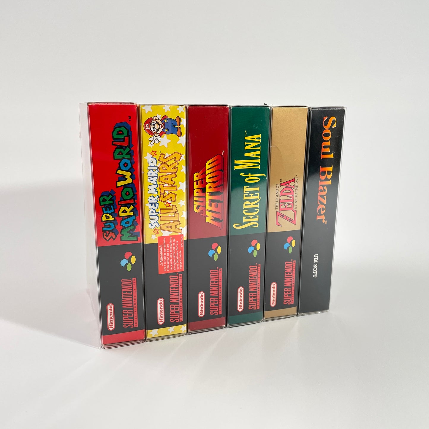 fit'n play! 50 fourreaux de protection jeux Super Nintendo PET 300 microns