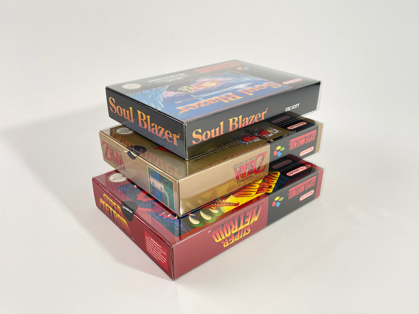 fit'n play! 50 fourreaux de protection jeux Super Nintendo PET 300 microns