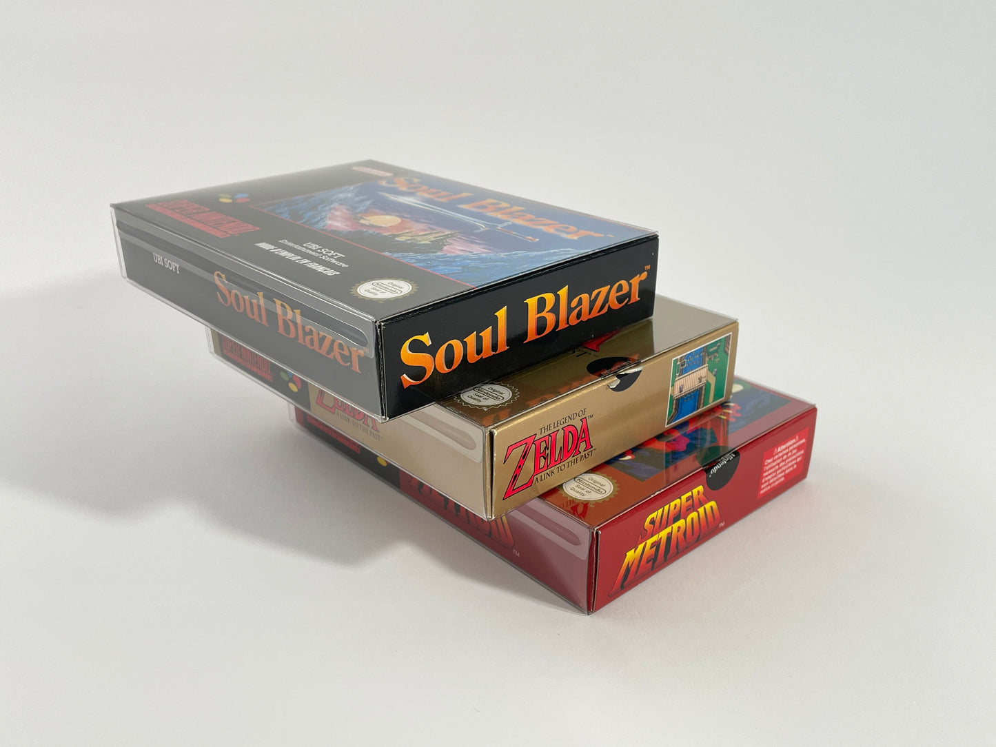 fit'n play! 50 fourreaux de protection jeux Super Nintendo PET 300 microns