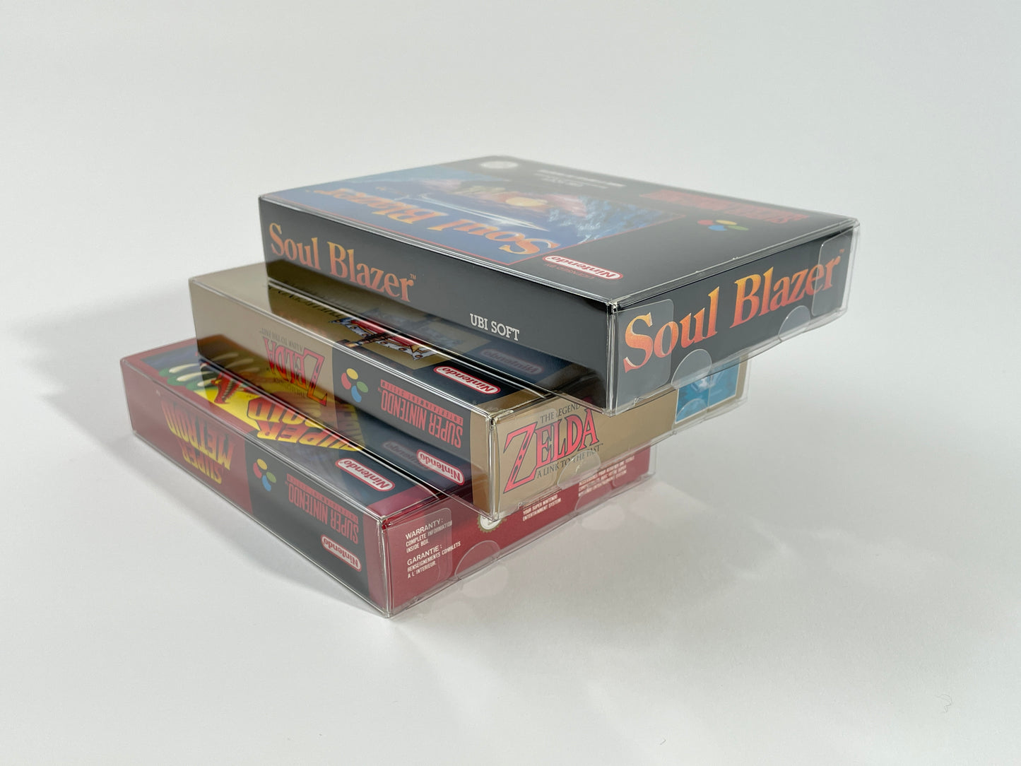 fit'n play! 50 fourreaux de protection jeux Super Nintendo PET 300 microns