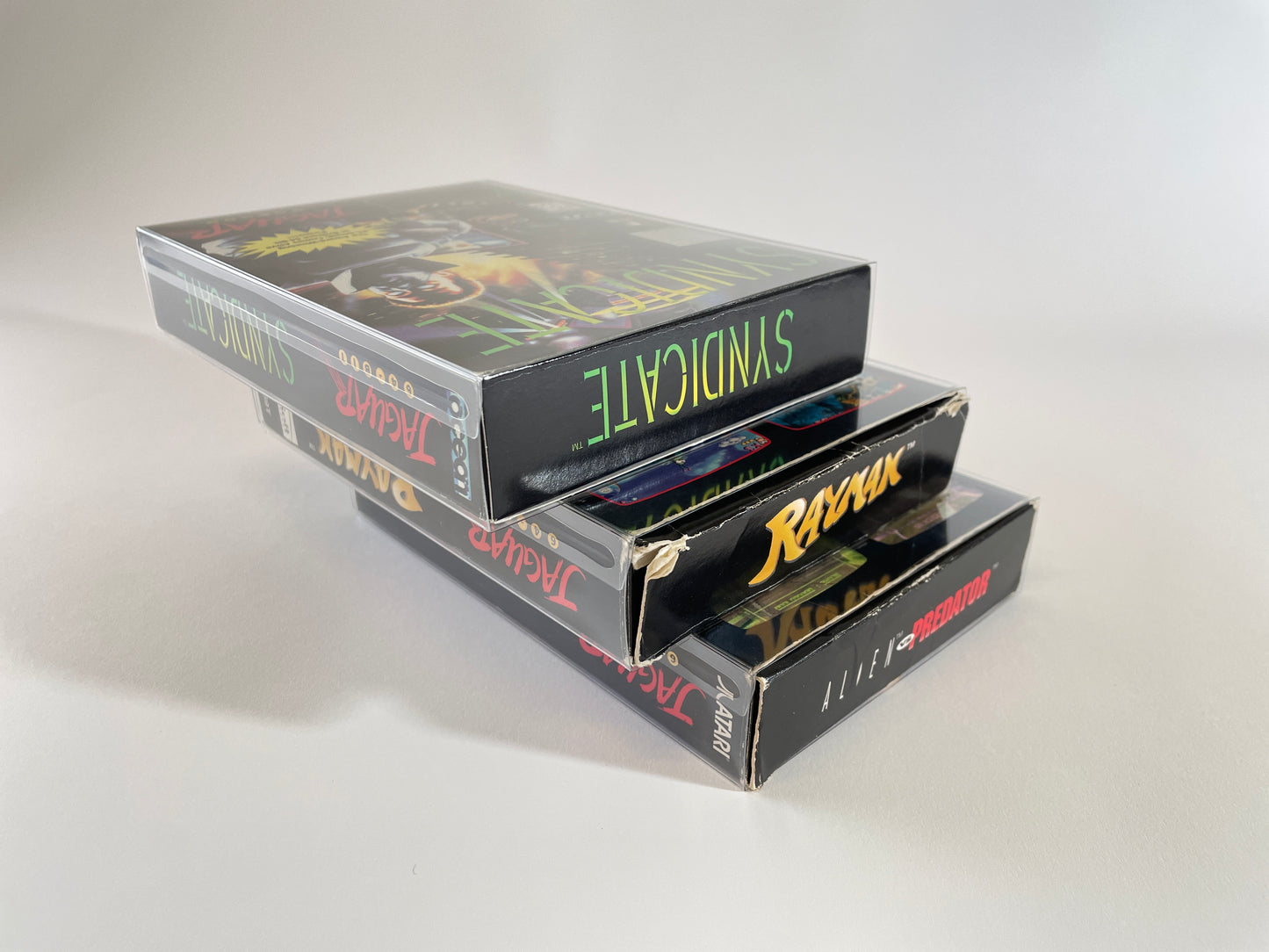 fit'n play! 50 fourreaux de protection jeux Atari Jaguar PET 300 microns Neuf