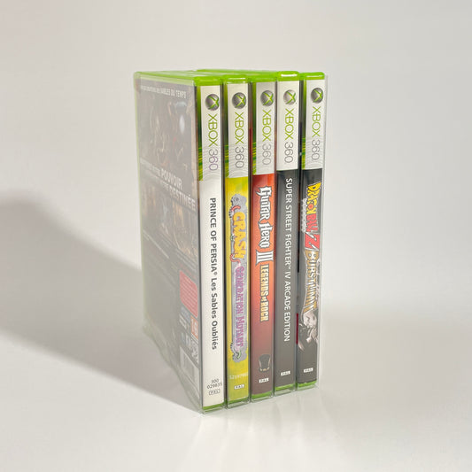fit'n play! 50 fourreaux de protection jeux xBox 360 PET 250 microns