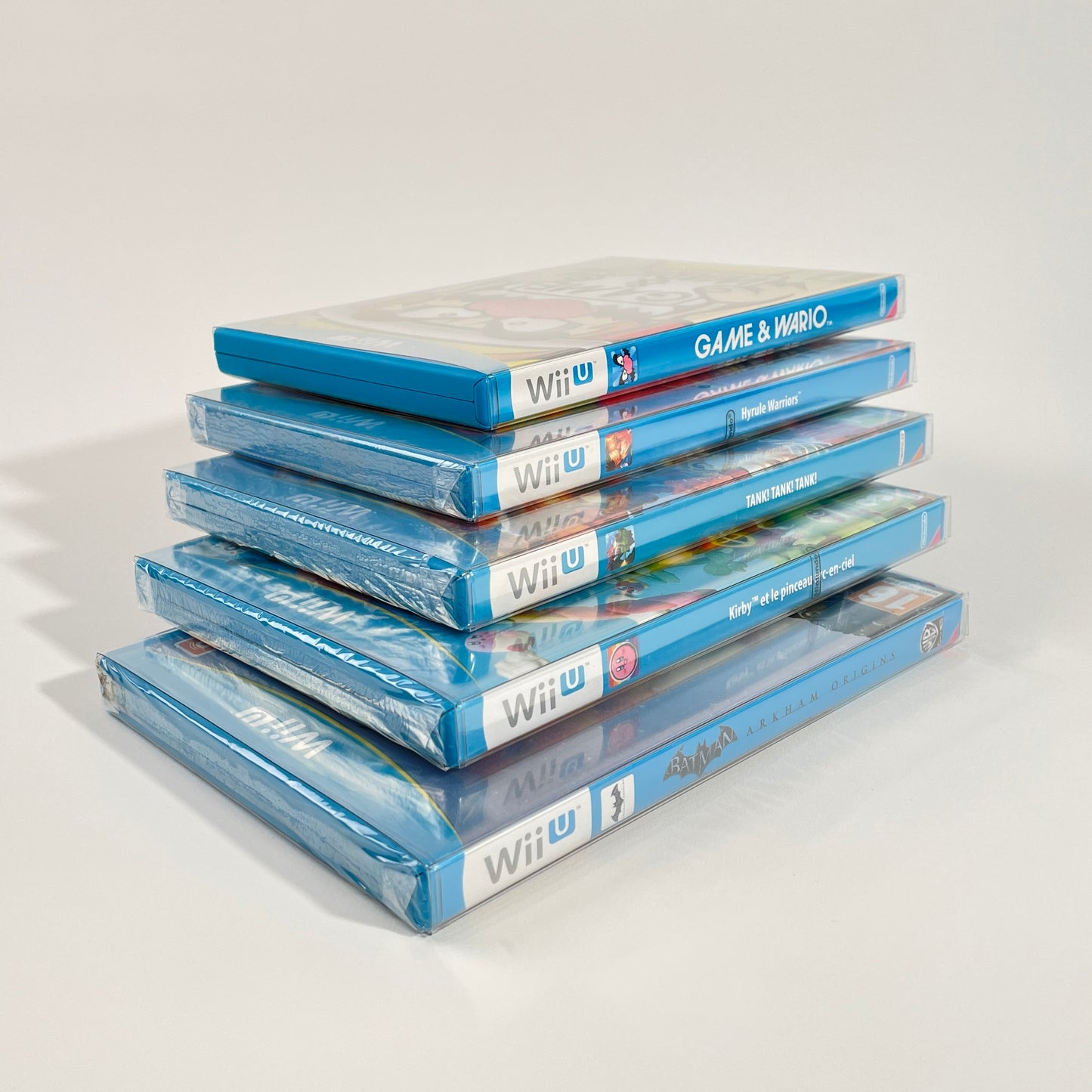 fit'n play! 20 fourreaux de protection jeux Nintendo Wii U PET 250 microns