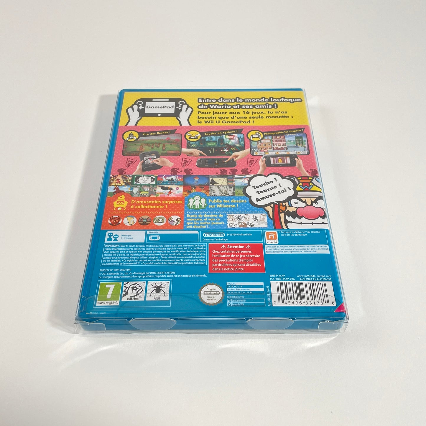 fit'n play! 20 fourreaux de protection jeux Nintendo Wii U PET 250 microns