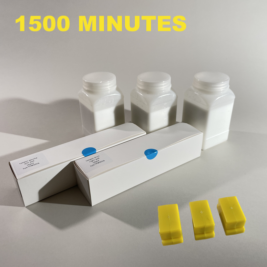 Kit 1500 Minutes + 1,5kg de liquide + 16 paires de tampons de polissage pour VMI Hybrid 1 & 2