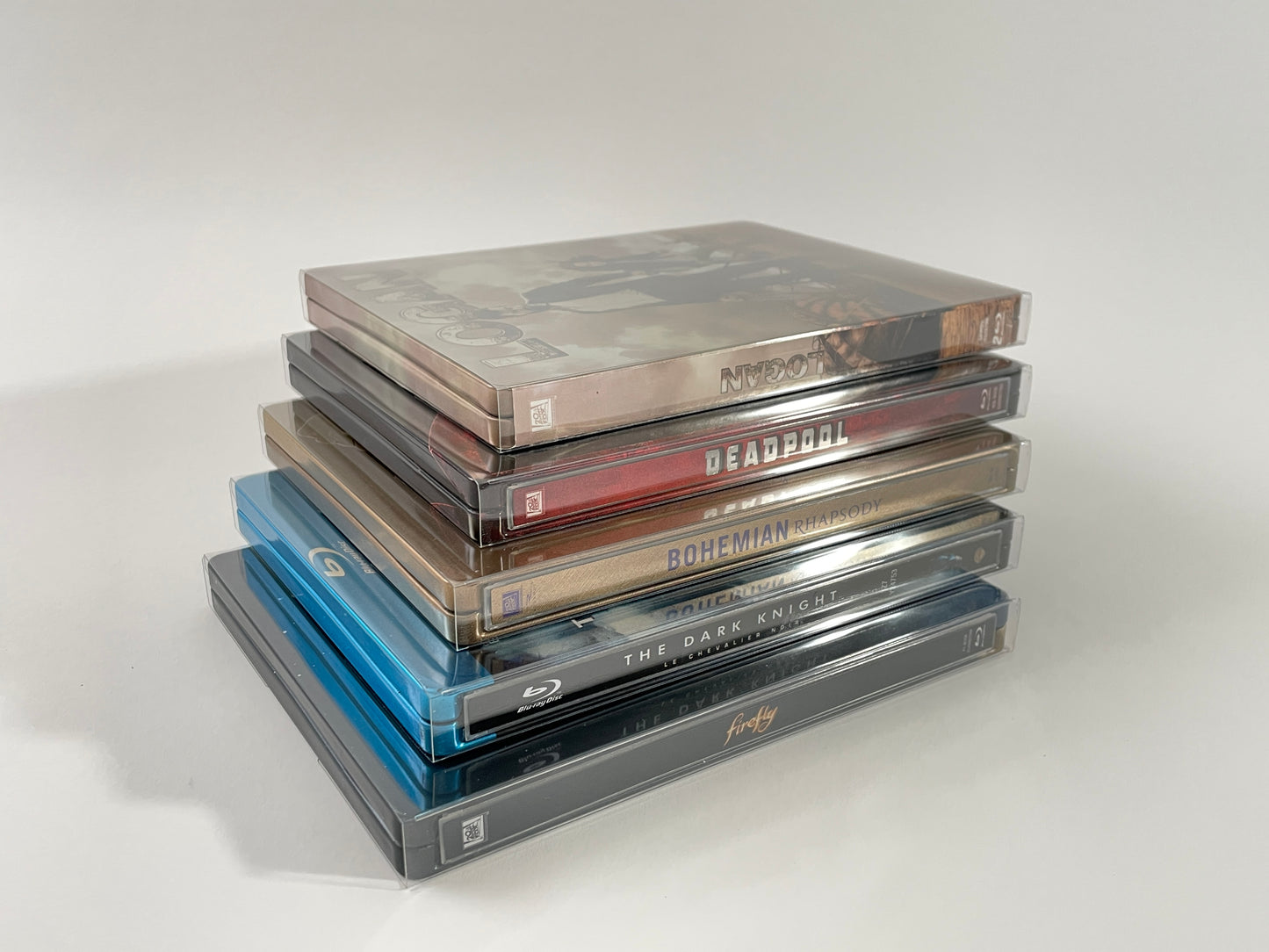 fit'n play! 200 fourreaux de protection format Steelbook BluRay PET 250 microns